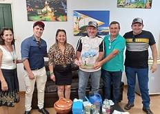 SAAE de SÃ£o Gabriel do Oeste recebe equipe de Costa Rica em visita tÃ©cnica de cooperaÃ§Ã£o entre serviÃ§os.