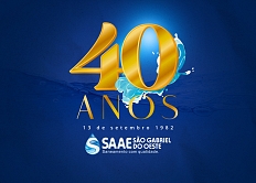 SAAE comemora 40 anos com reinauguraÃ§Ã£o de obra e ciclo de palestras em evento regional de saneamento bÃ¡sico