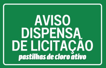 EXTRATO DO AVISO DE DISPENSA DE LICITAÃÃO 
