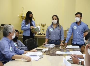 Dia Mundial da Ãgua: SAAE visita prÃ©dios pÃºblicos pra falar sobre importÃ¢ncia do consumo consciente