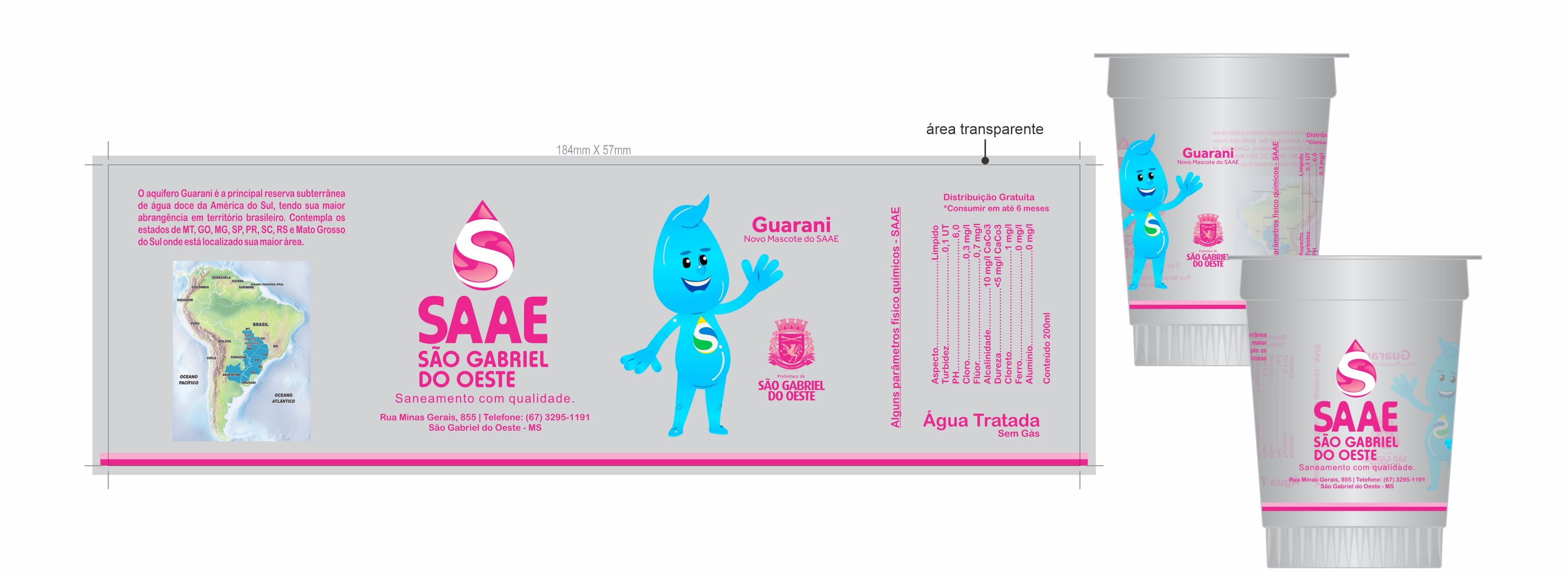 AVISO DE DISPENSA DE LICITAÃÃO nÂº005/2023 - AquisiÃ§Ã£o de Copos e Selos para Envase de Ãgua (coloraÃ§Ã£o rosa)