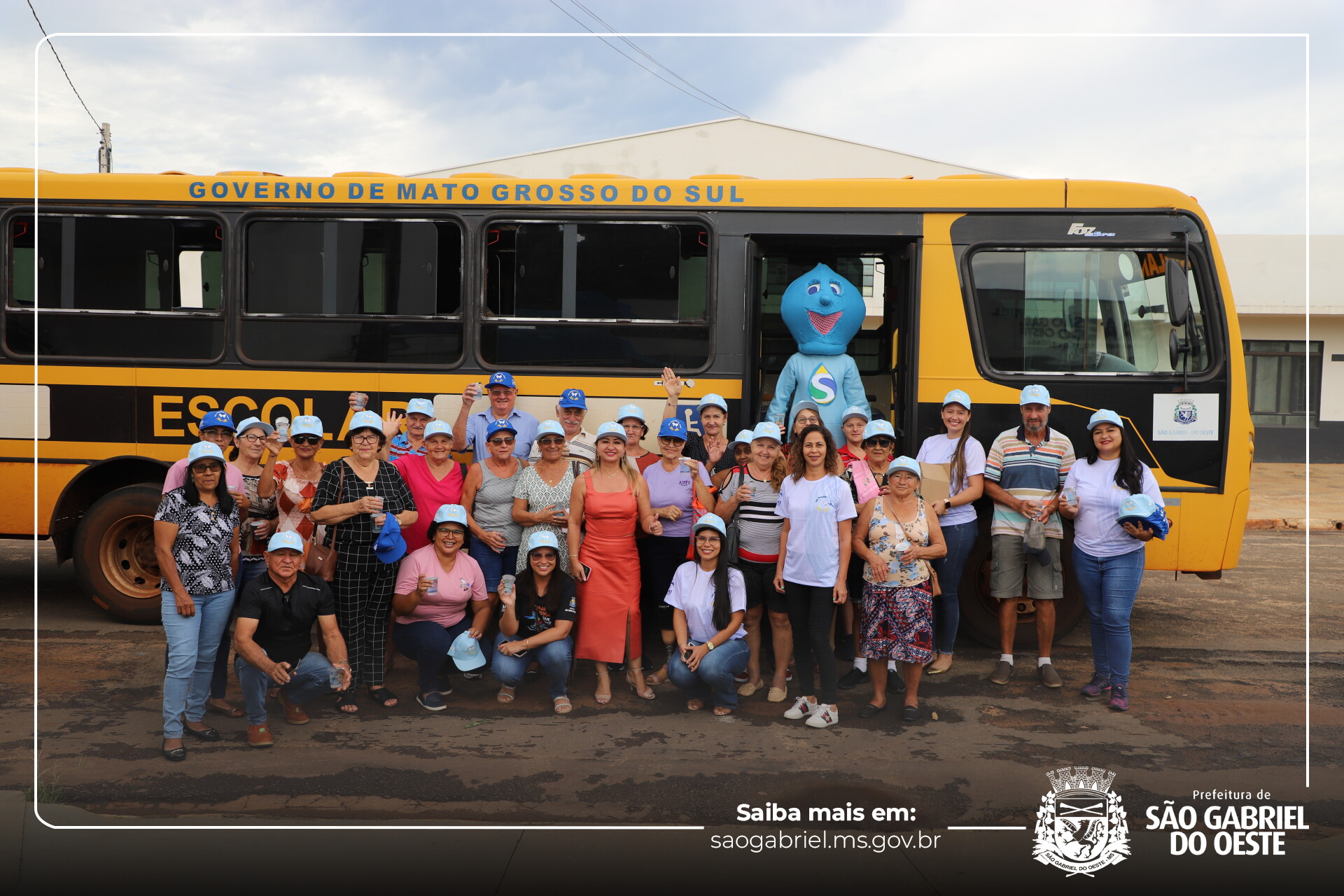 Idosos da AUFI participam de tour educativo no SAAE durante Semana da Ãgua